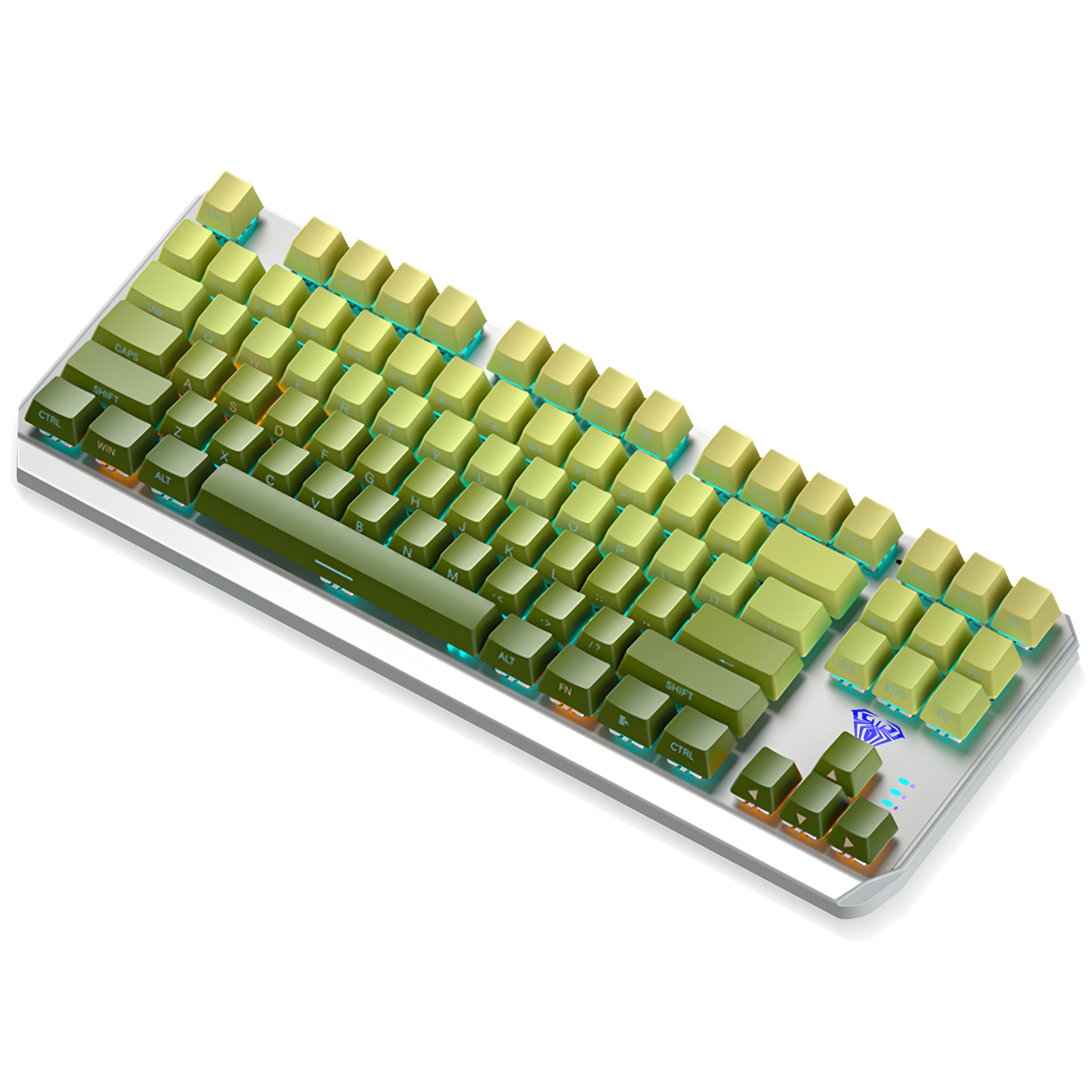 AULA F3087 87-Key Mechanical Gaming Keyboard with Blue Switches | Full NKRO, Anti-Ghosting
