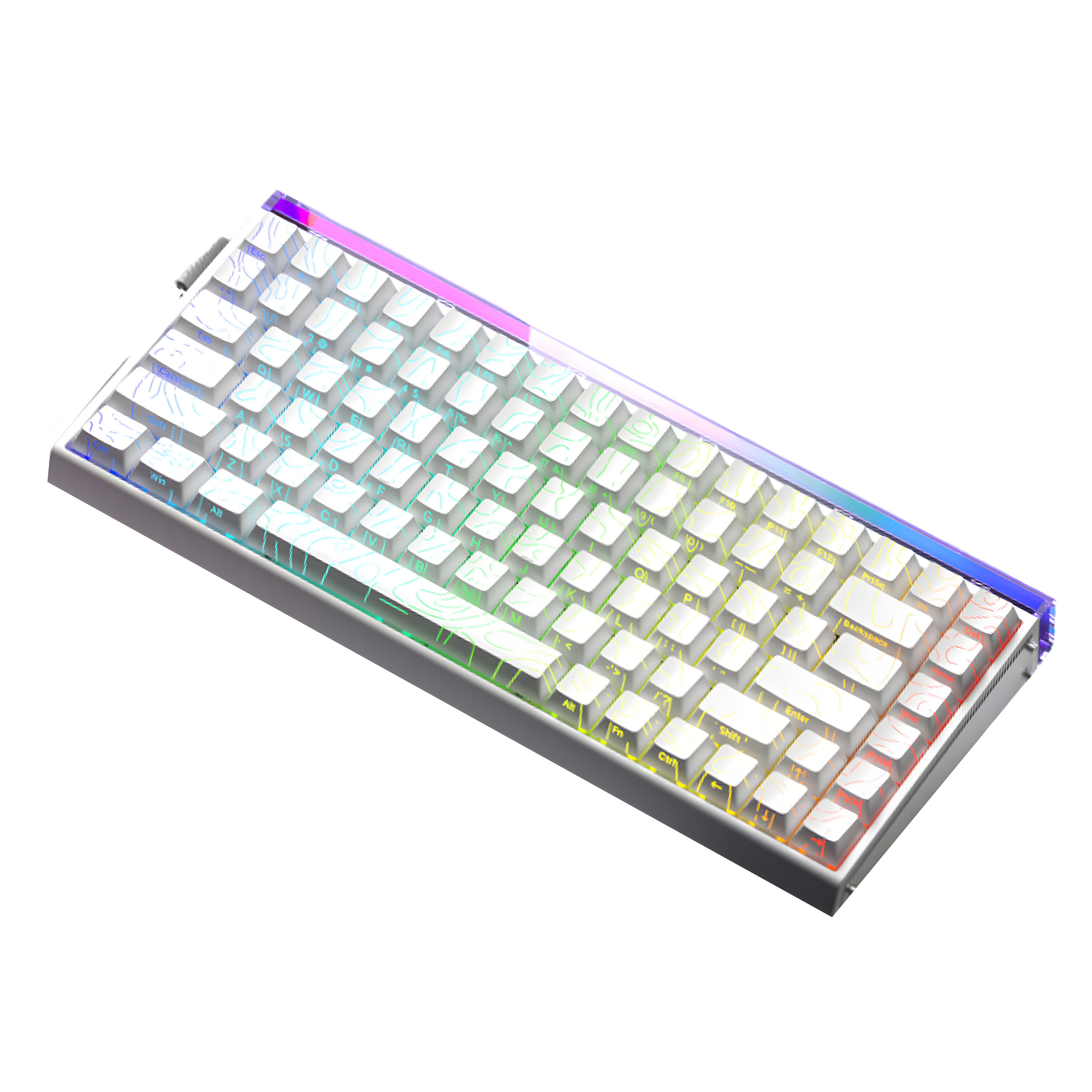 AULA HERO84 Magnetic Axis Keyboard | Hall Effect, Rapid Trigger 0.01mm, Carbon Fiber, 8000Hz Polling Rate for Competitive Esports