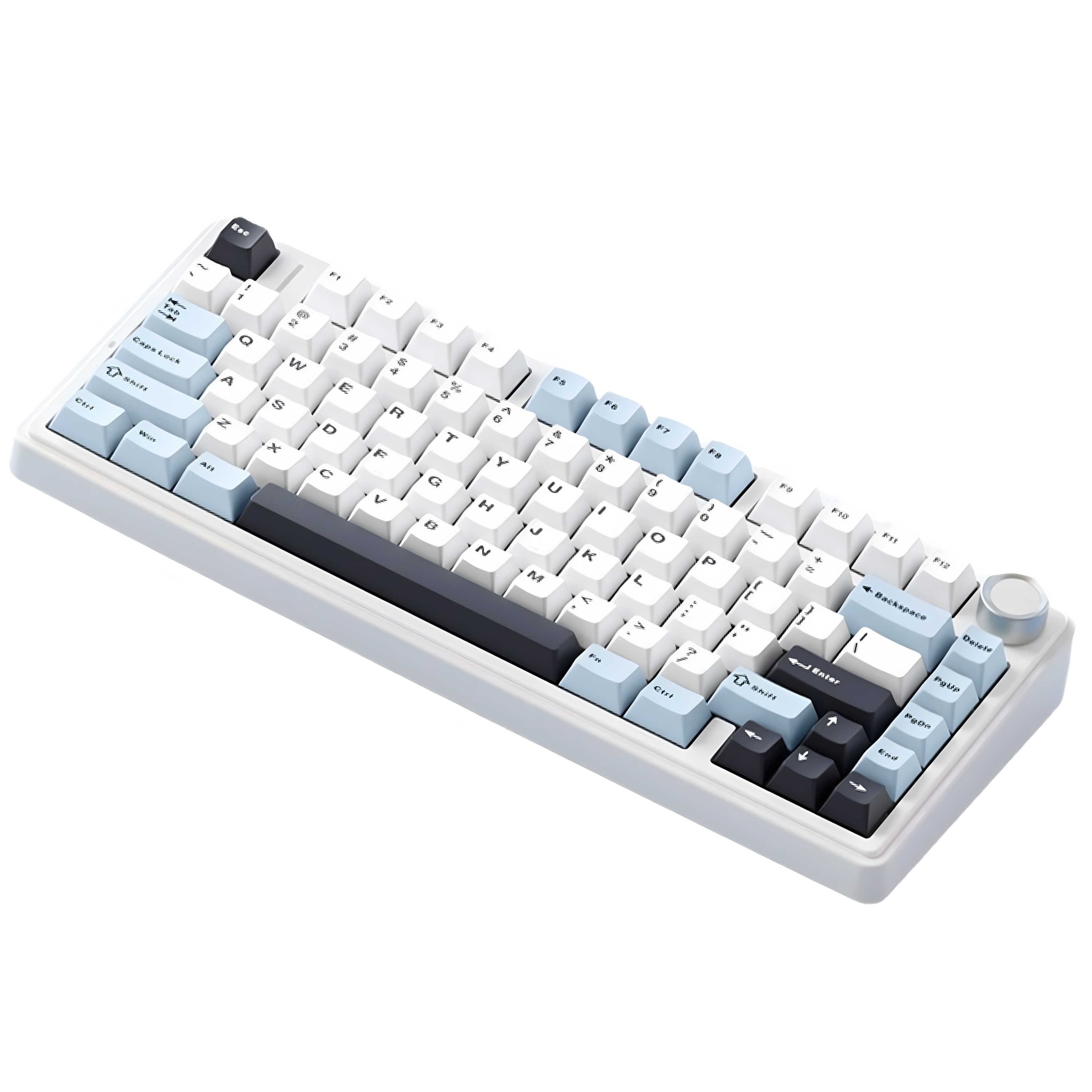 AULA F75 75% Hot-Swappable Custom Mechanical Keyboard - Gasket Mount, Wireless Tri-Mode