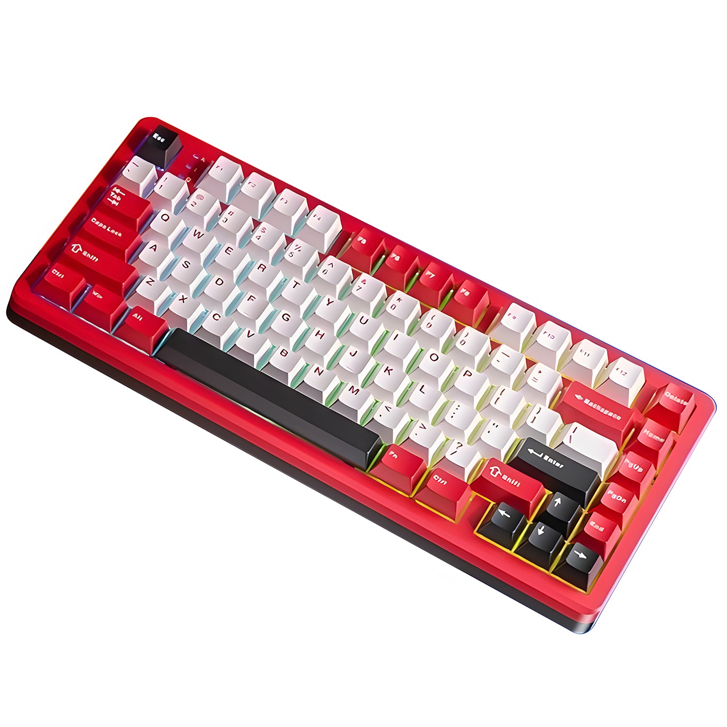 AULA Fire75 CNC Aluminum Mechanical Keyboard | Wireless Tri-Mode, Hot-Swappable, Gasket Mount